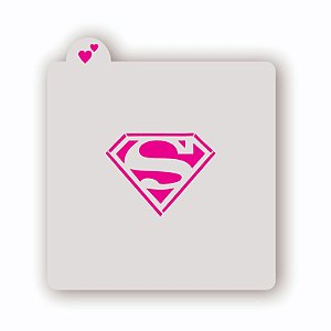 Estêncil Simbolo Super Man