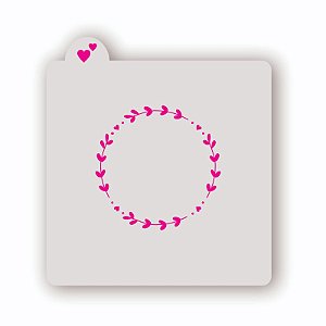 Estêncil Raminhos F