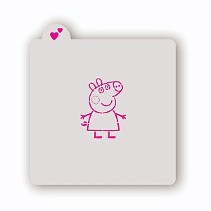 Kit Estêncil Peppa Pig