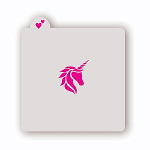 Estêncil Unicórnio 1