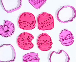 Kit Cortadores Homer Simpson