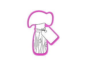 Cortador de biscoito martelo com tag