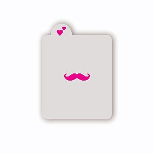 Estêncil Bigode M