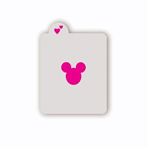 Estêncil Mickey M