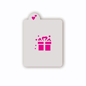 Estêncil Presente de Natal M