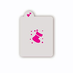 Estêncil Meia de Natal M