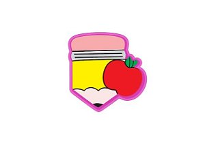 Cortador de Biscoito Lápis Com Maça