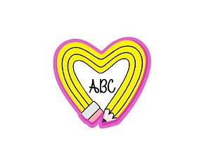 Cortaor de Biscoito Lápis Coração