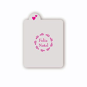 Estêncil Feliz Natal M