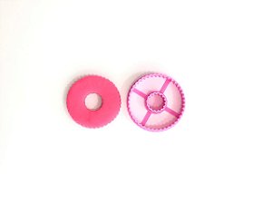 Cortador de Bolacha Rosquinha rendada