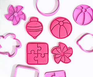 Kit Cortador de Bolacha brinquedos