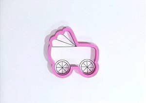 Cortador de biscoito carrinho de bebê M