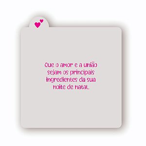 Estêncil Frase Natal 1
