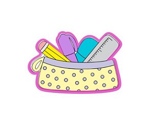 Cortador de Bolacha Estojo de canetas