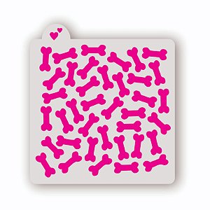 Estêncil Fundo Ossinho