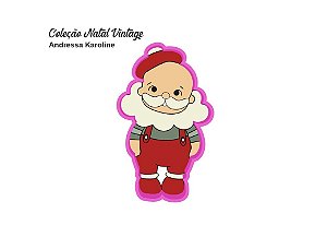 Cortador de Bolacha Papai Noel Vintage