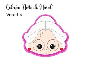 Cortador de Bolacha Mamãe Noel V3