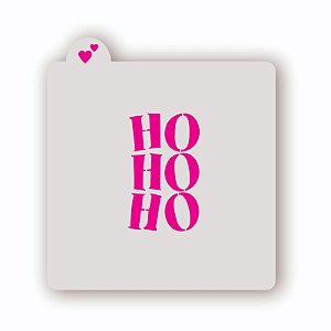 Estêncil hohoho 3