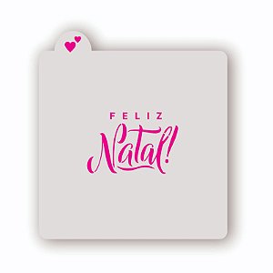 Estêncil Feliz Natal 3