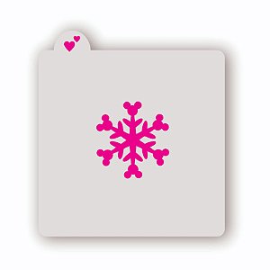 Estêncil Floco de Neve Mickey