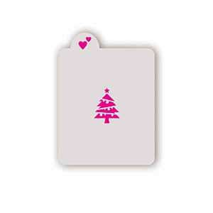 Estêncil Árvore de Natal SM