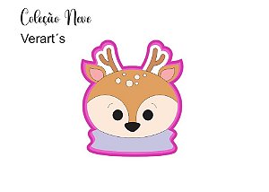 Cortador de Bolacha Rena Coleção Neve