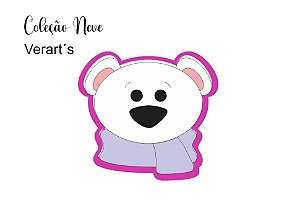 Cortador de Bolacha Urso Coleção neve