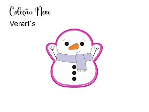 Cortador de Bolacha Boneco Coleção Neve