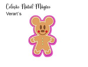 Cortador de Bolacha Mickey Natal