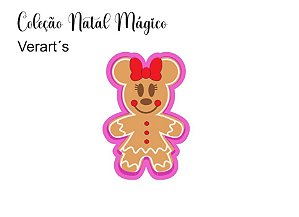 Cortador de Bolacha Minnie Natal