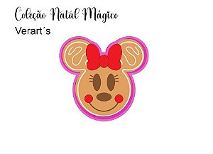 Cortador de Bolacha Cabeça Minnie Natal