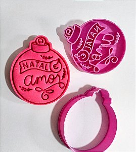 Cortador de Bolacha Natal é Amor