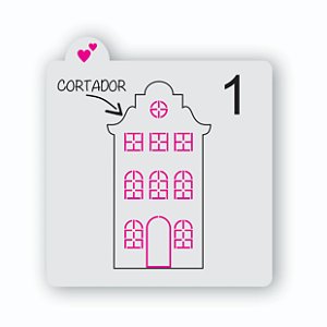 Cortador de Bolacha Casa 2 Coleção Vila