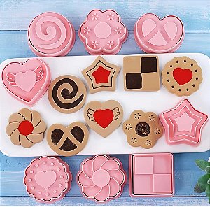 Kit cortadores de Biscoito Linzer