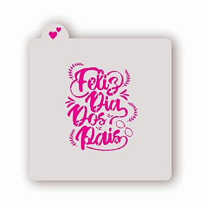 Estêncil Feliz Dia dos Pais 2