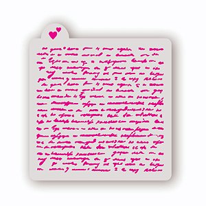 Estêncil Carta Antiga