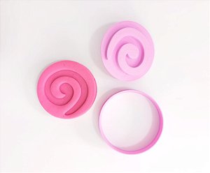 Cortador de Biscoito Linzer redondo