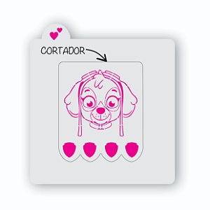 Patrulha Canina Skye para pintar