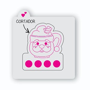 Caneca Papai Noel para pintar