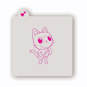 Estêncil Pandy Gato