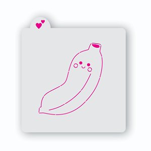 Estêncil Banana