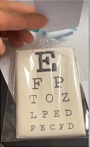 Estencil personalizado letras oftalmo