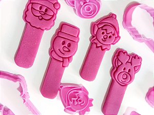 Kit Cortadores Sticks de Natal