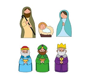 Kit Cortadores Presépio de Natal Coleção Feitos pelo João