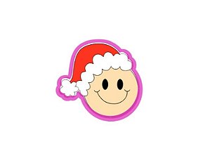Cortador de biscoito Smile natal Coleção Feitos pelo João