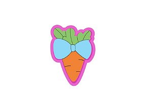 Cortador de Biscoito Cenoura Laço