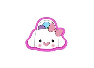 Cortador de Biscoito Coelho Cesta