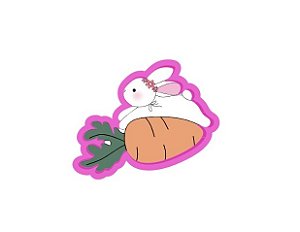 Cortador de Biscoito Coelho na cenoura L