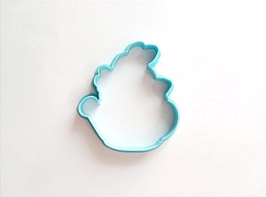 Coelho no regador - Com Amor Aquarelas