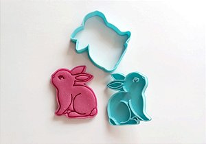 Coelho Carimbo - Com Amor Aquarelas